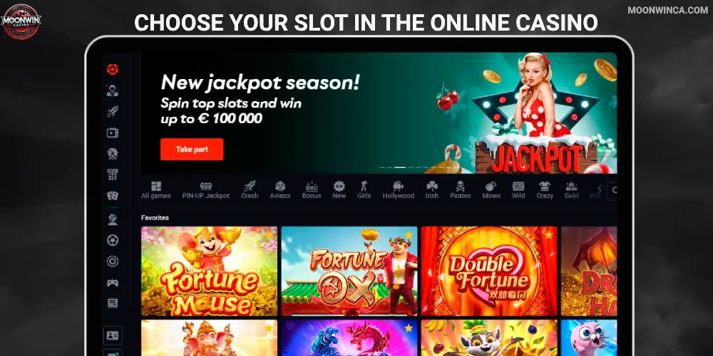 Choose Your Slot in the Online Casino Moonwin Casino