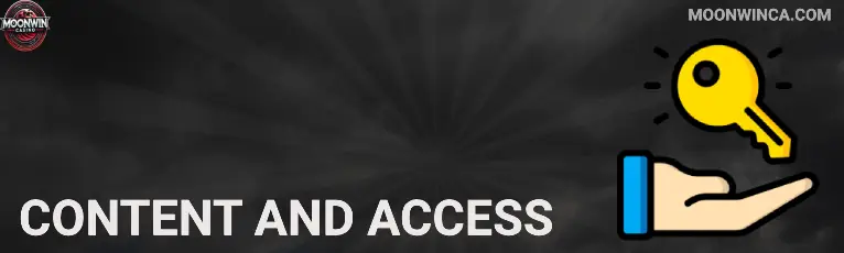 Content and Access Moonwin